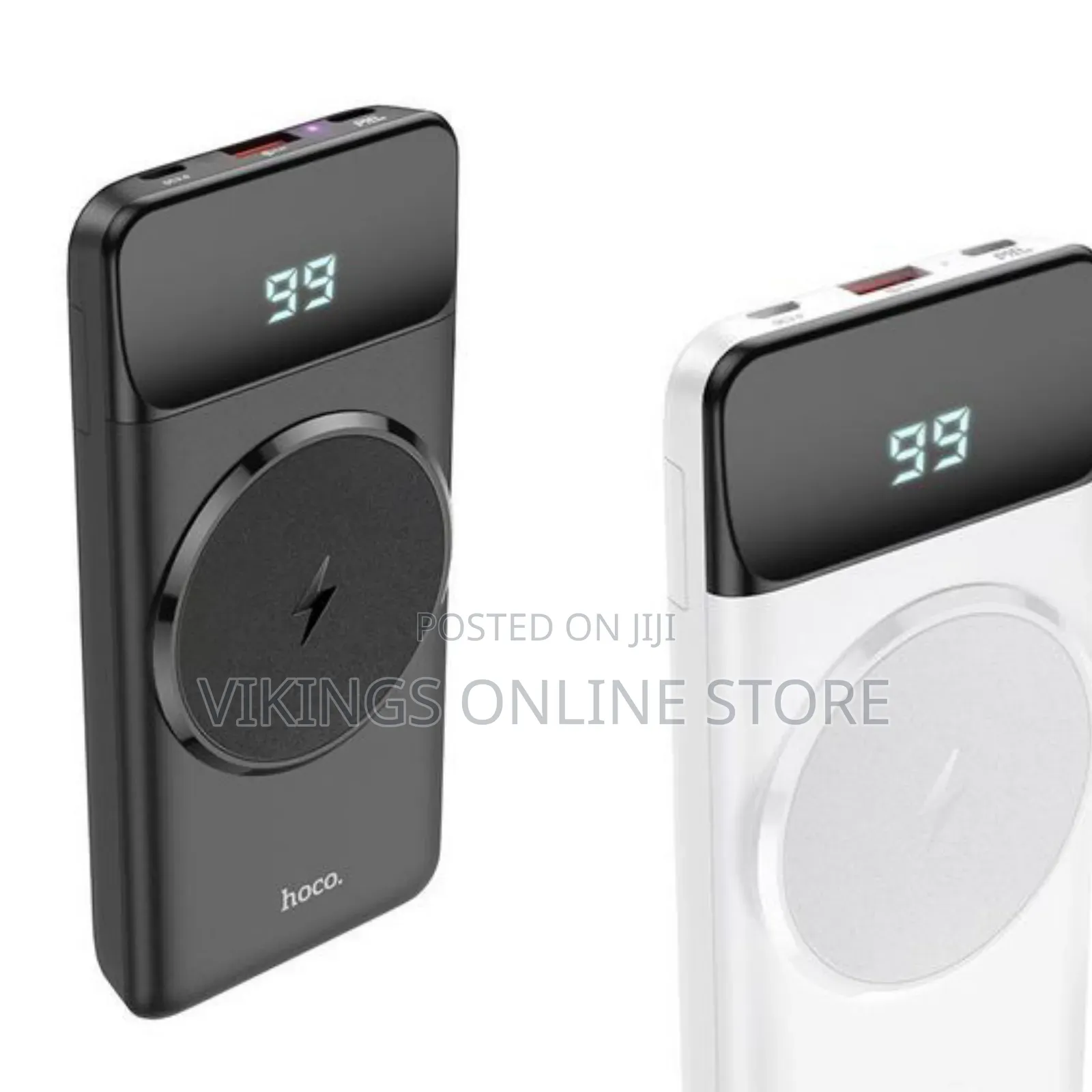 Hoco J76 Bobby 10000mAh Magnetic Wireless Power Bank Digital LED