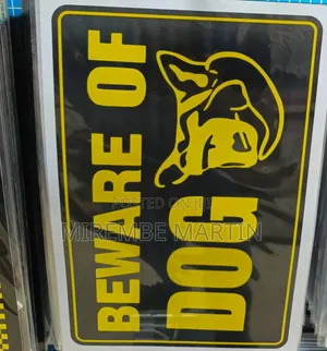 5 Pieces A4 Size Beware of Dog