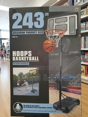 Freestanding Children's Basketball Hoop 243cm
