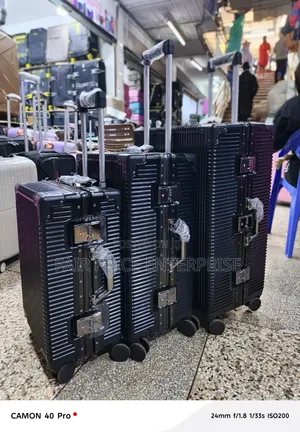 Full Set/ 3pcs in 1set/ Original Aluminium Plastic Suitcases