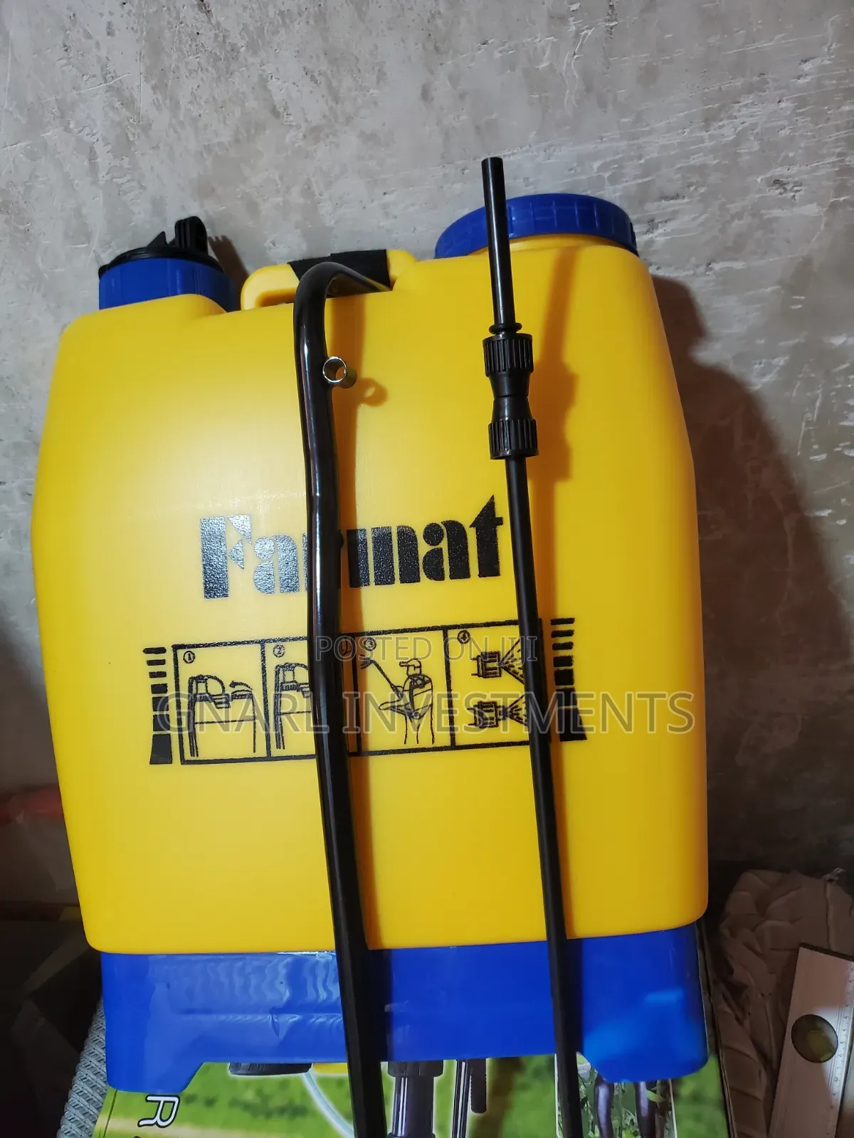 20Ltrs Farmat Back Pack Knapsack Pressure Sprayer