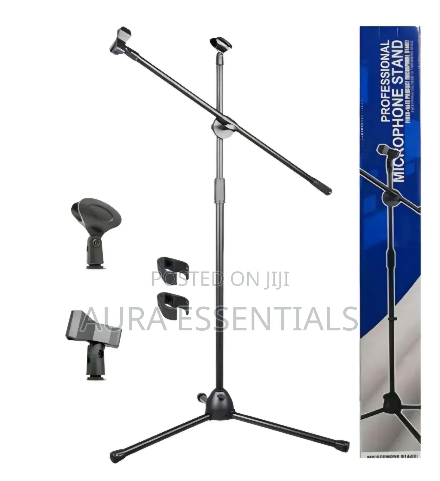 Adjustable Floor-Standing Tripod Microphone Boom Arm Stand