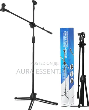 Adjustable Floor-Standing Tripod Microphone Boom Arm Stand