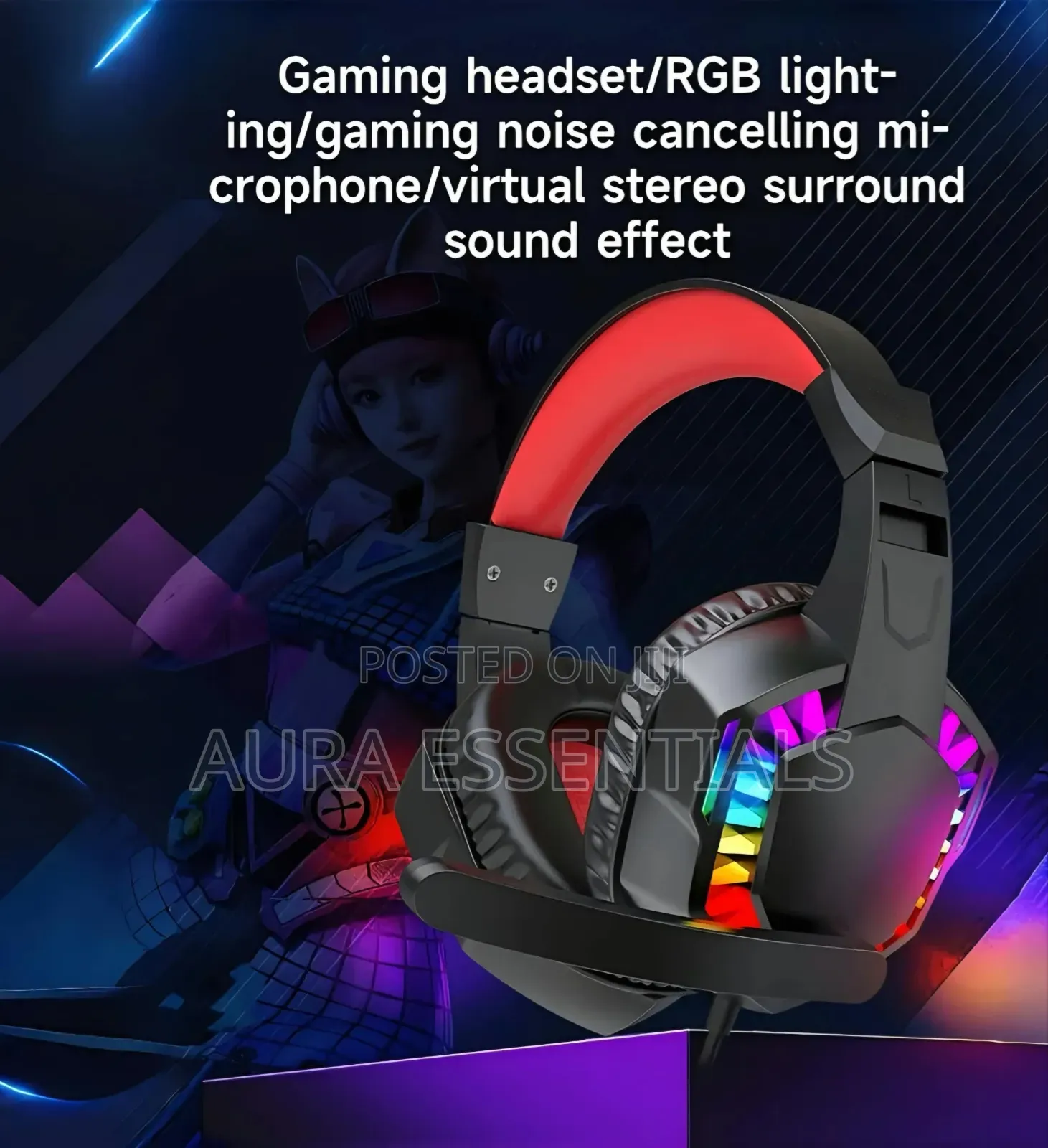 Weibo G62 RGB  Gaming Headset
