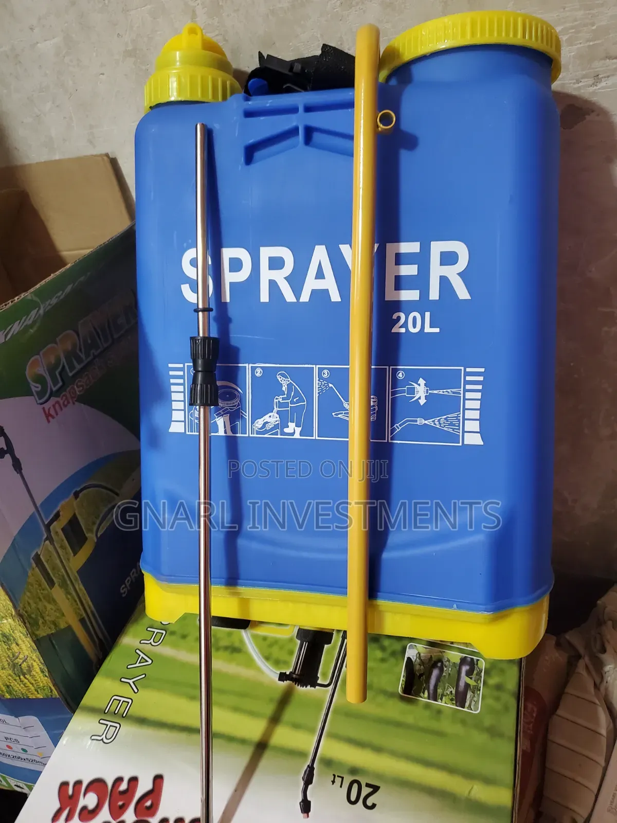 Pressure Knapsack Sprayer 20 LTRS