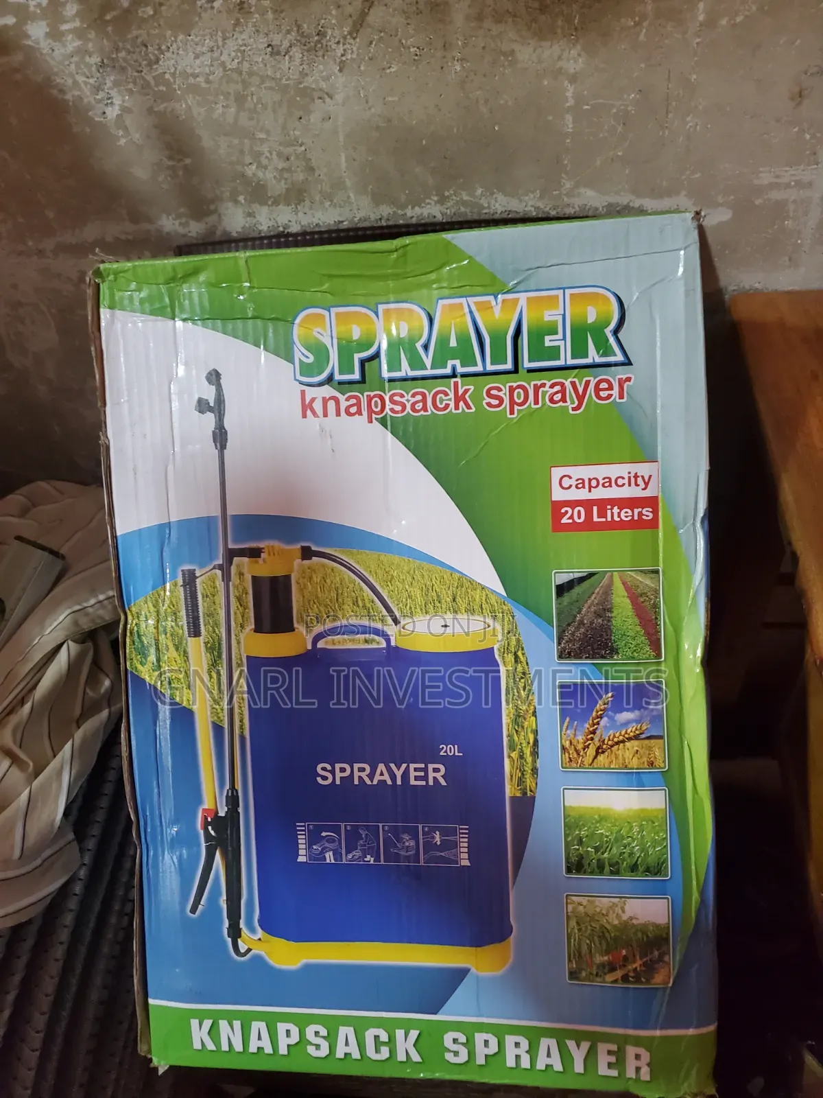 Pressure Knapsack Sprayer 20 LTRS