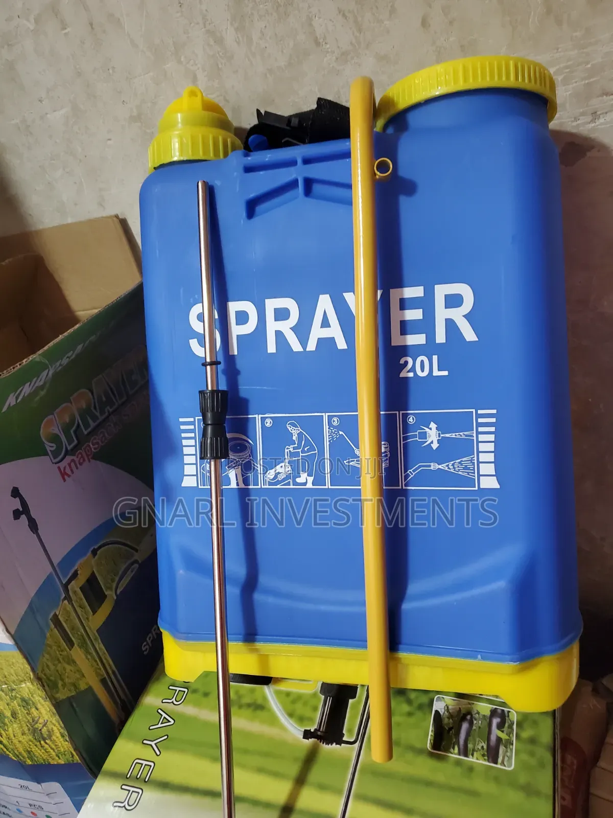 Pressure Knapsack Sprayer 20 LTRS