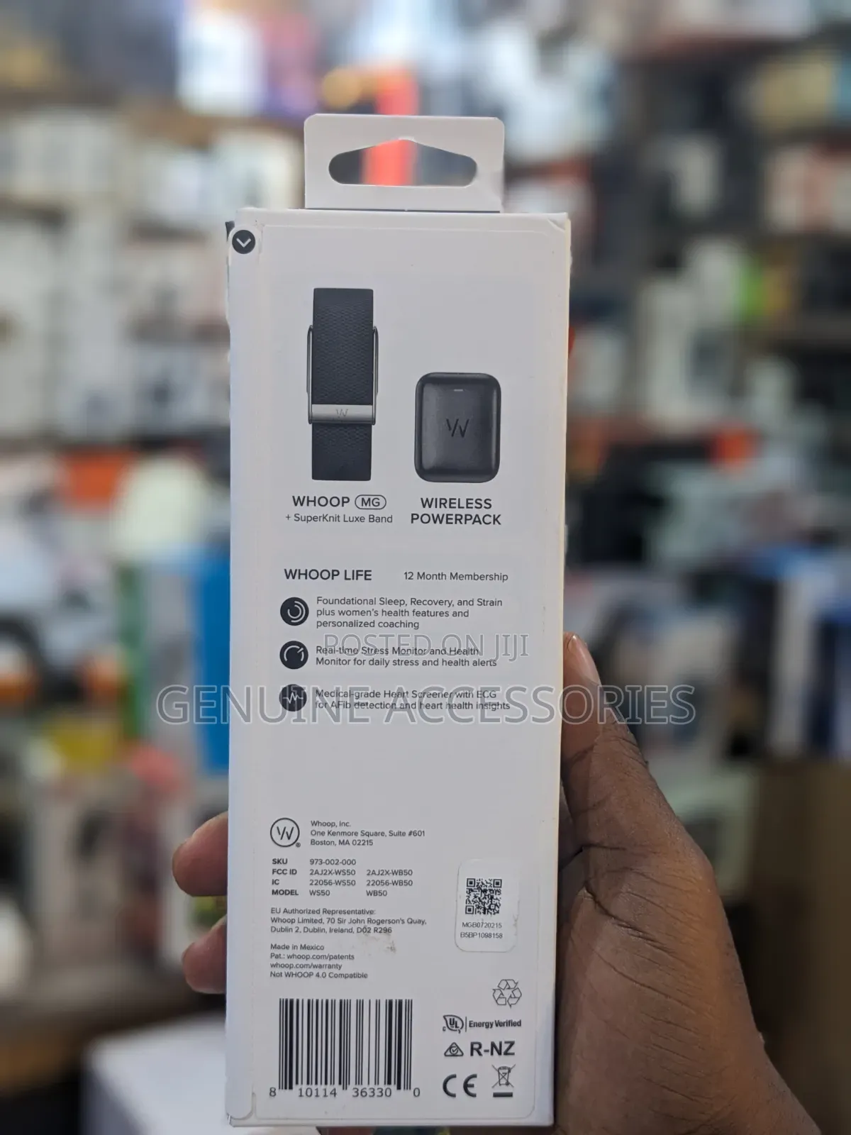 Whoop Life 5.0 MG Fitness Tracker