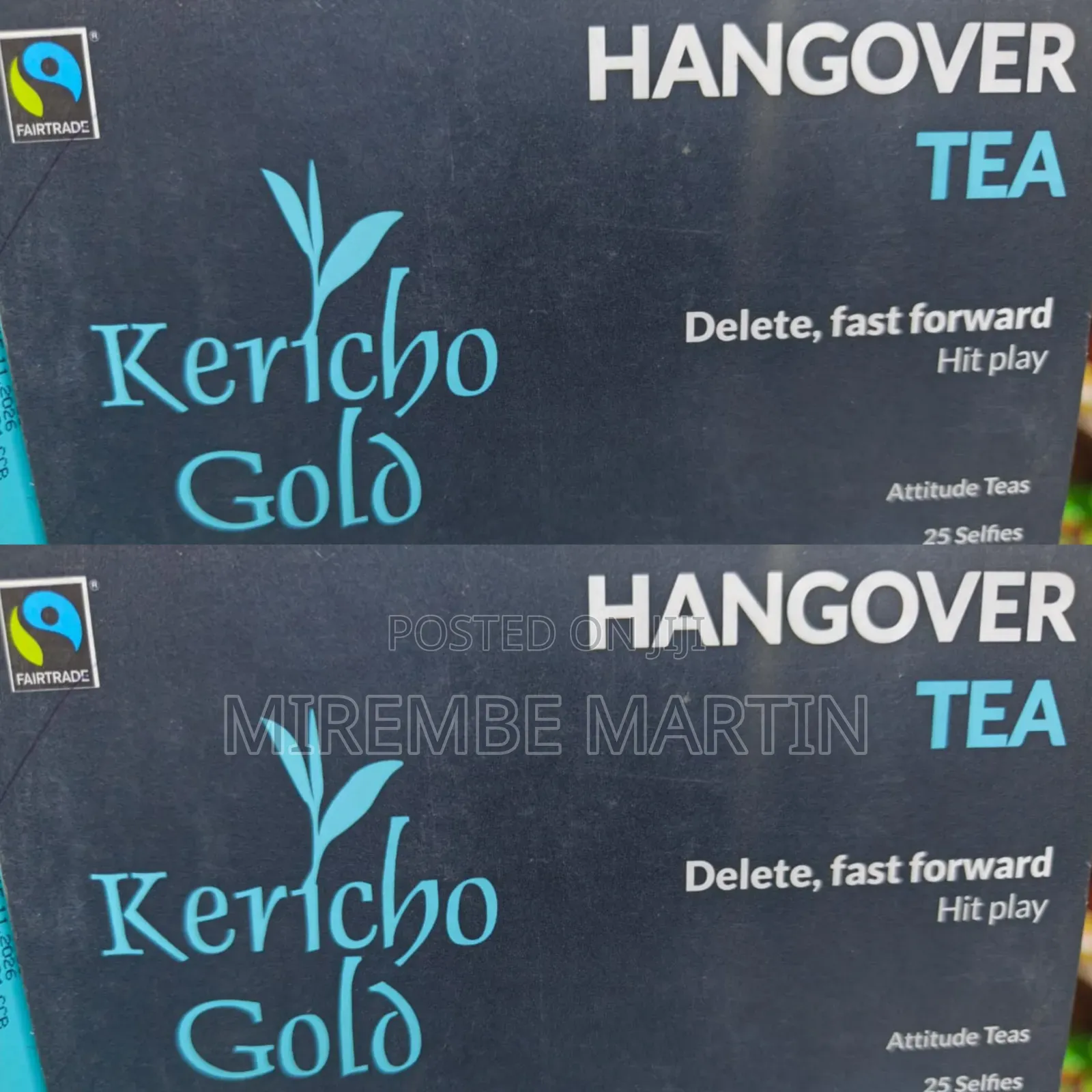 Kericho Gold HANGOVER TEA 25 Tea Bags