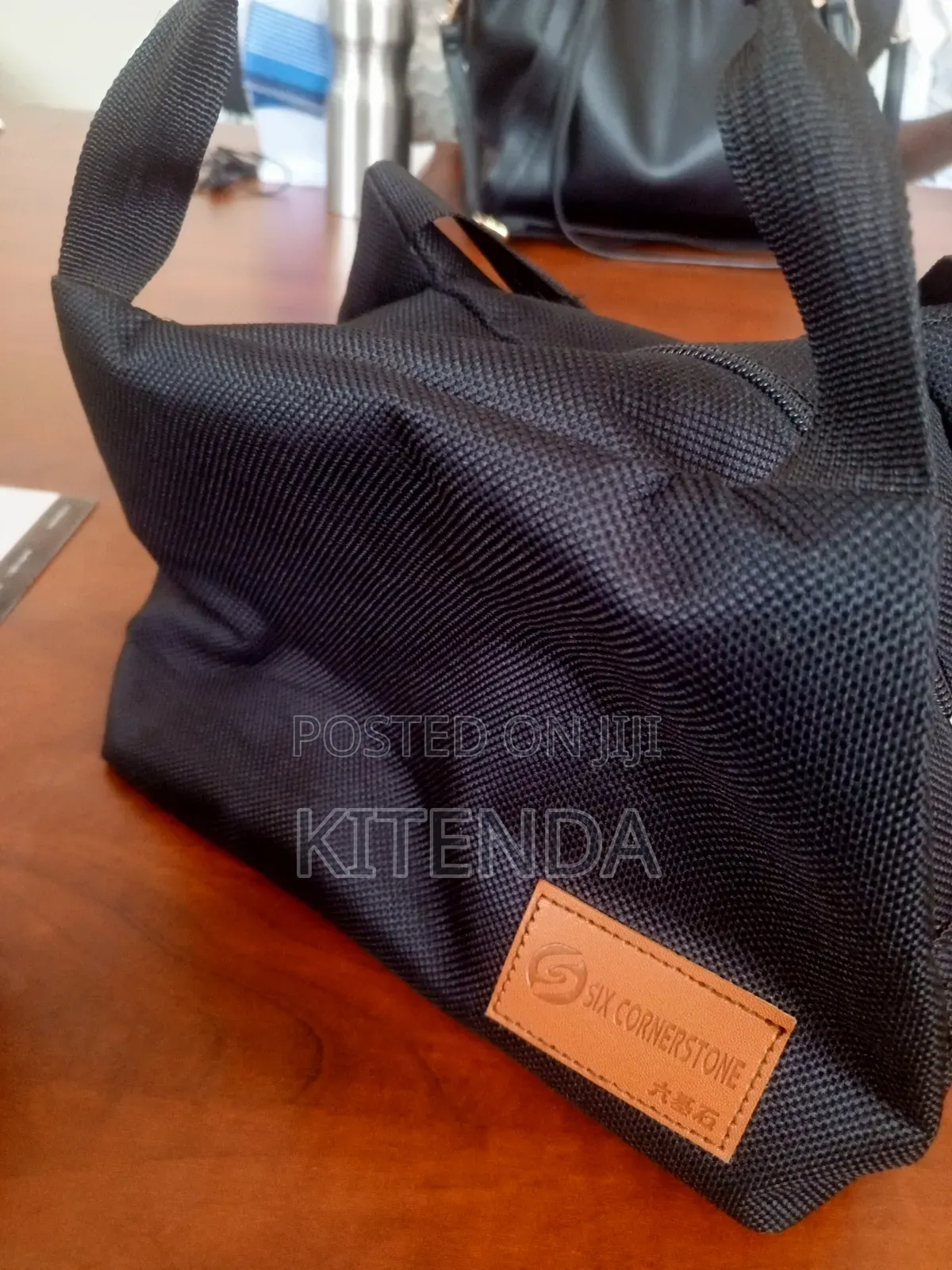 Black Sportsman Bag for Gym Accessories