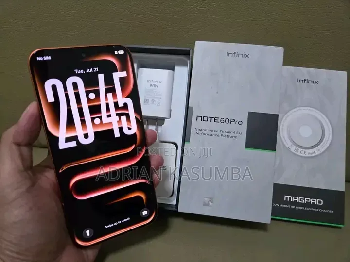 New Infinix Note 60 Pro 256 GB Orange