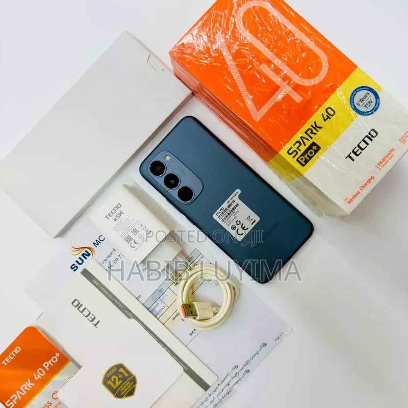 New Tecno Spark 40 Pro+ 256 GB Blue