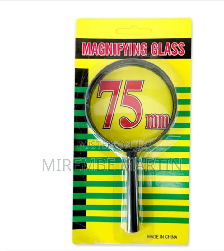 2 PCS Handheld Magnifying Glass Set 75mm & 50mm Lens - For Reading