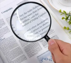 2 PCS Handheld Magnifying Glass Set 75mm & 50mm Lens - For Reading
