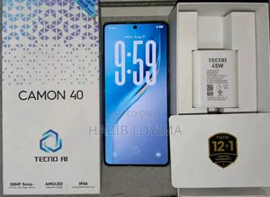 New Tecno Camon 40 Pro 5G 256 GB Gray