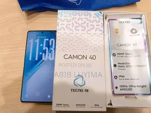 New Tecno Camon 40 Pro 5G 256 GB Gray