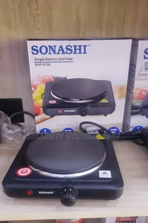 Sonashi Electric Single Solid Hot Plate-Black