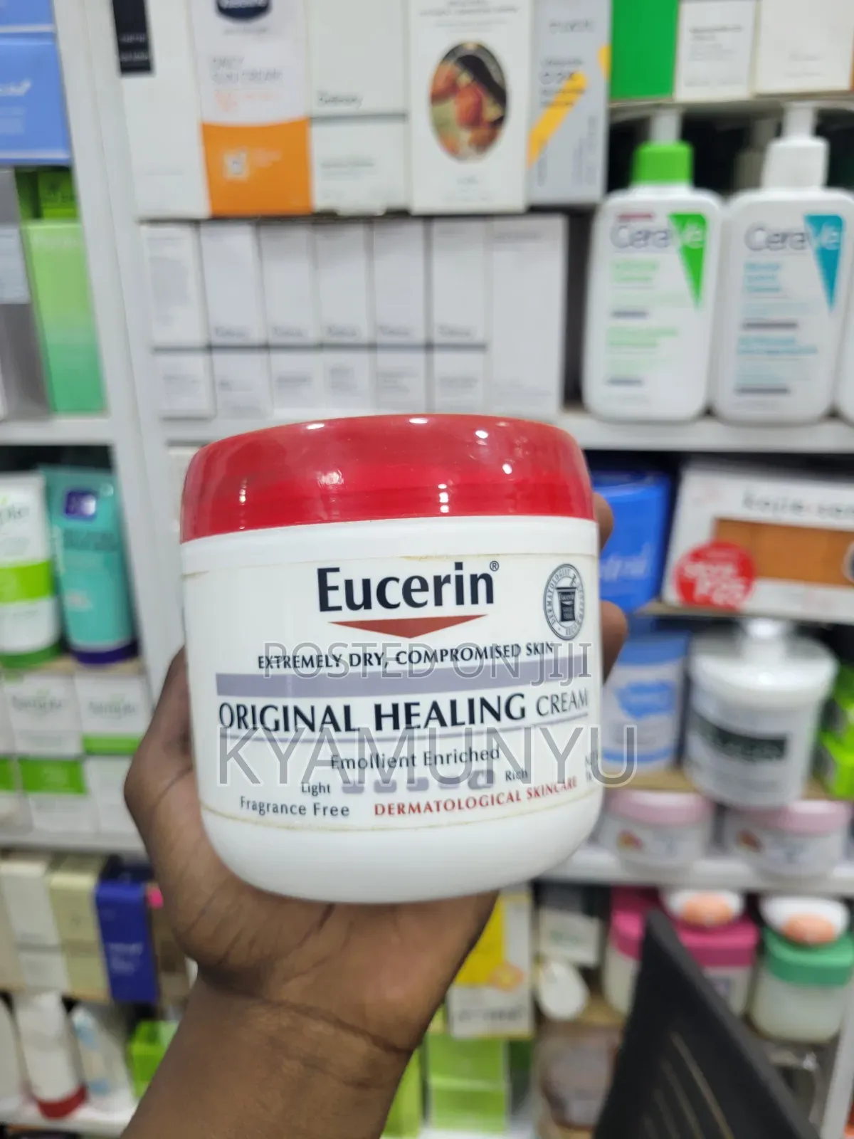 Eucerine Original Healing Cream.