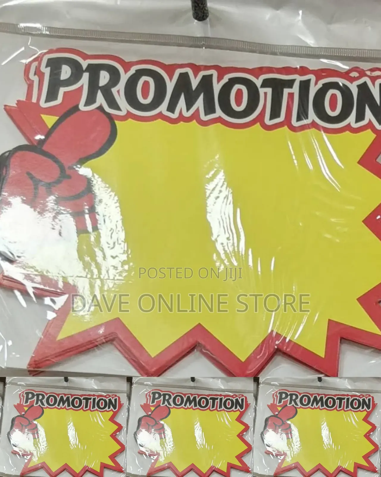 A4 Size Promotion Sale Label Tags  Sticker Sign