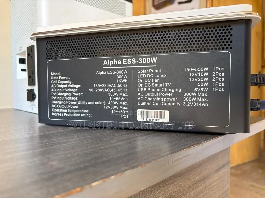 SAKO Alpha ESS-300W 1kWh Solar Power Station