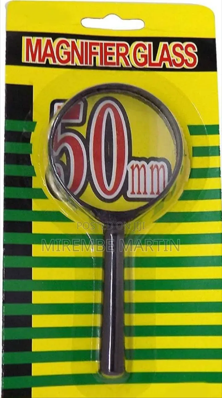 Pocket Magnifying Glass, Stationary Items for School and Office, 50mm