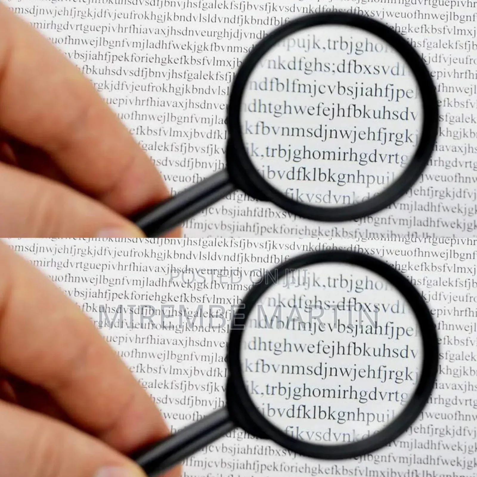 Pocket Magnifying Glass, Stationary Items for School and Office, 50mm