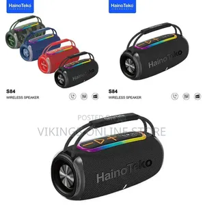 Haino Teko S84 Portable Bluetooth Wireless Speaker, a Cylindrical