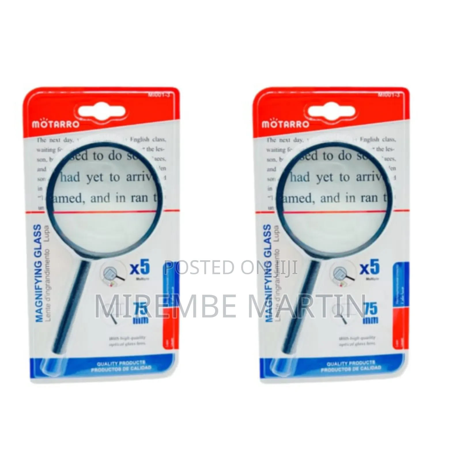 Magnifying Glasses With High Quality Optical Lens Size 75mm