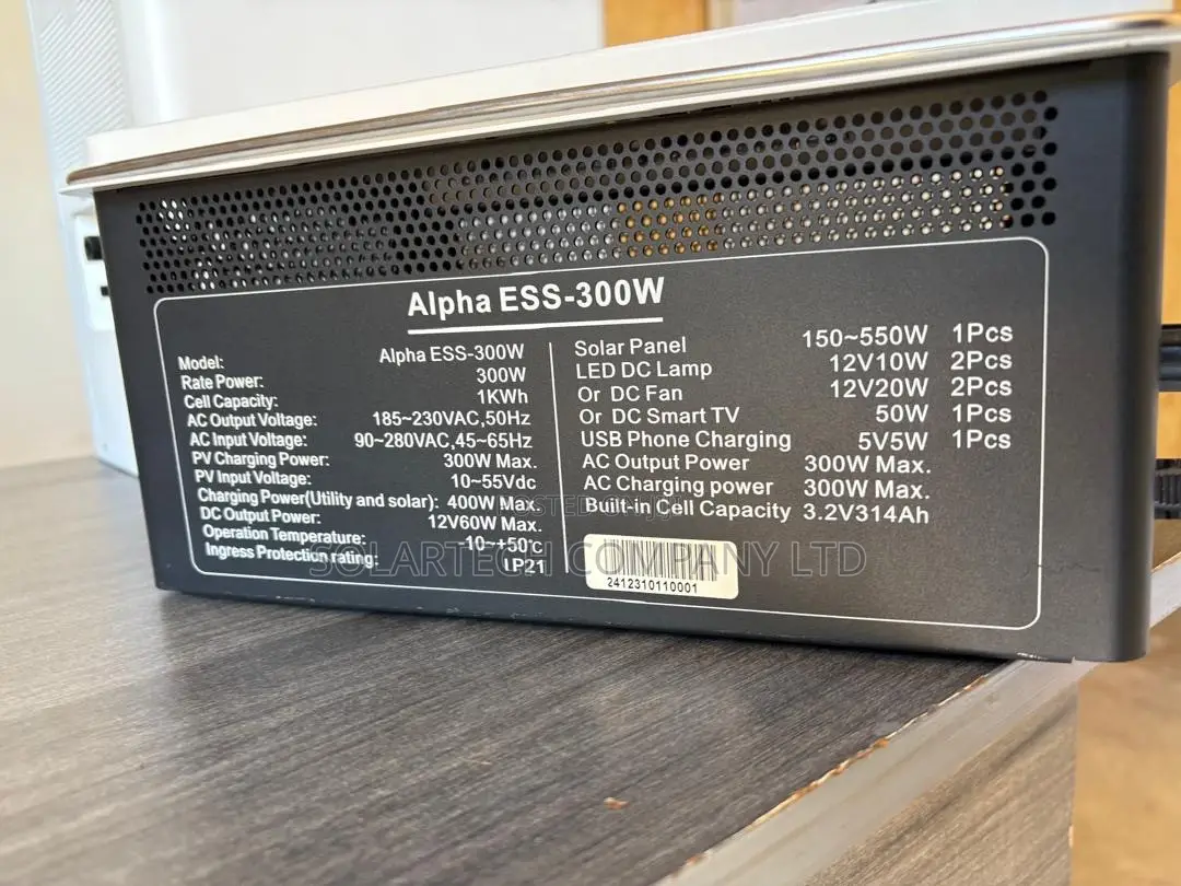 SAKO Alpha 300W 1kWh Off-Grid Energy Storage System