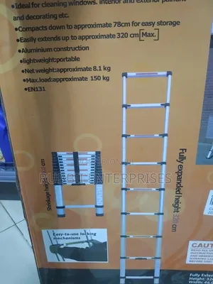 Aluminium Telescopic Ladder 3.2m