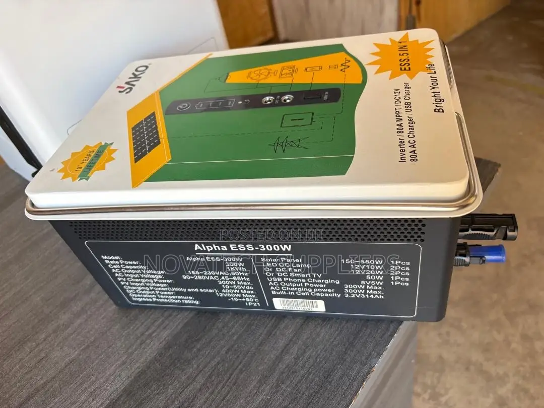 SAKO Alpha ESS-300W 1000Wh Off-Grid Solar Power Station