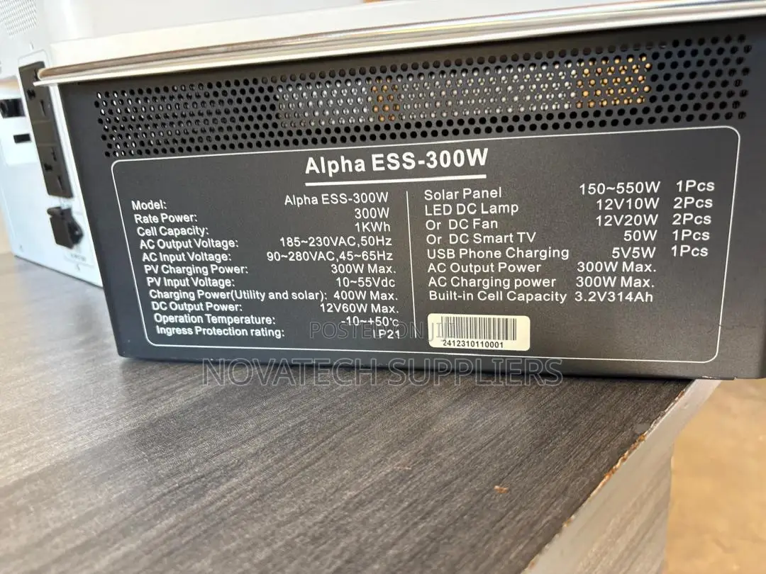 SAKO 1kWh Solar Generator 300W With 400W Charging