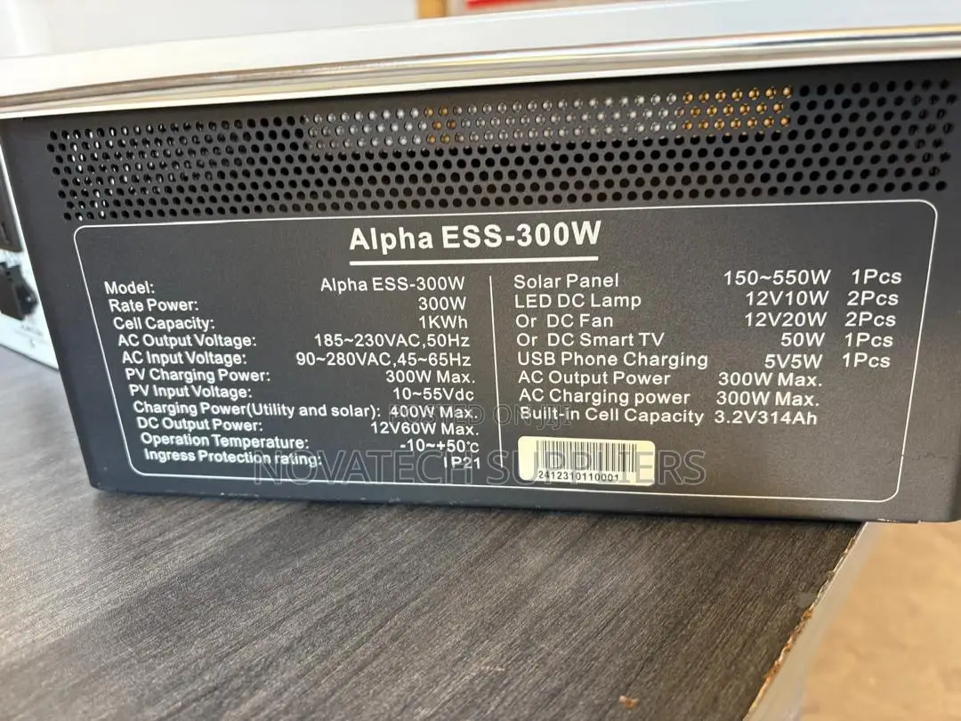 SAKO Alpha 1000Wh Solar Power Station With DC & AC Output