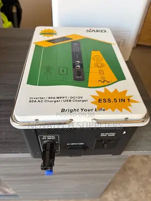 Brand New SAKO Alpha ESS-300W Solar Power Station – 1kWh Battery