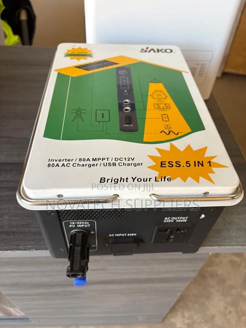 Brand New SAKO Alpha ESS-300W Solar Power Station – 1kWh Battery