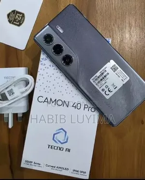New Tecno Camon 40 Pro 5G 256 GB Gray