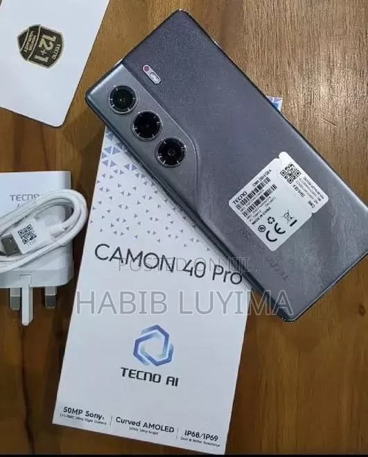 New Tecno Camon 40 Pro 5G 256 GB Gray