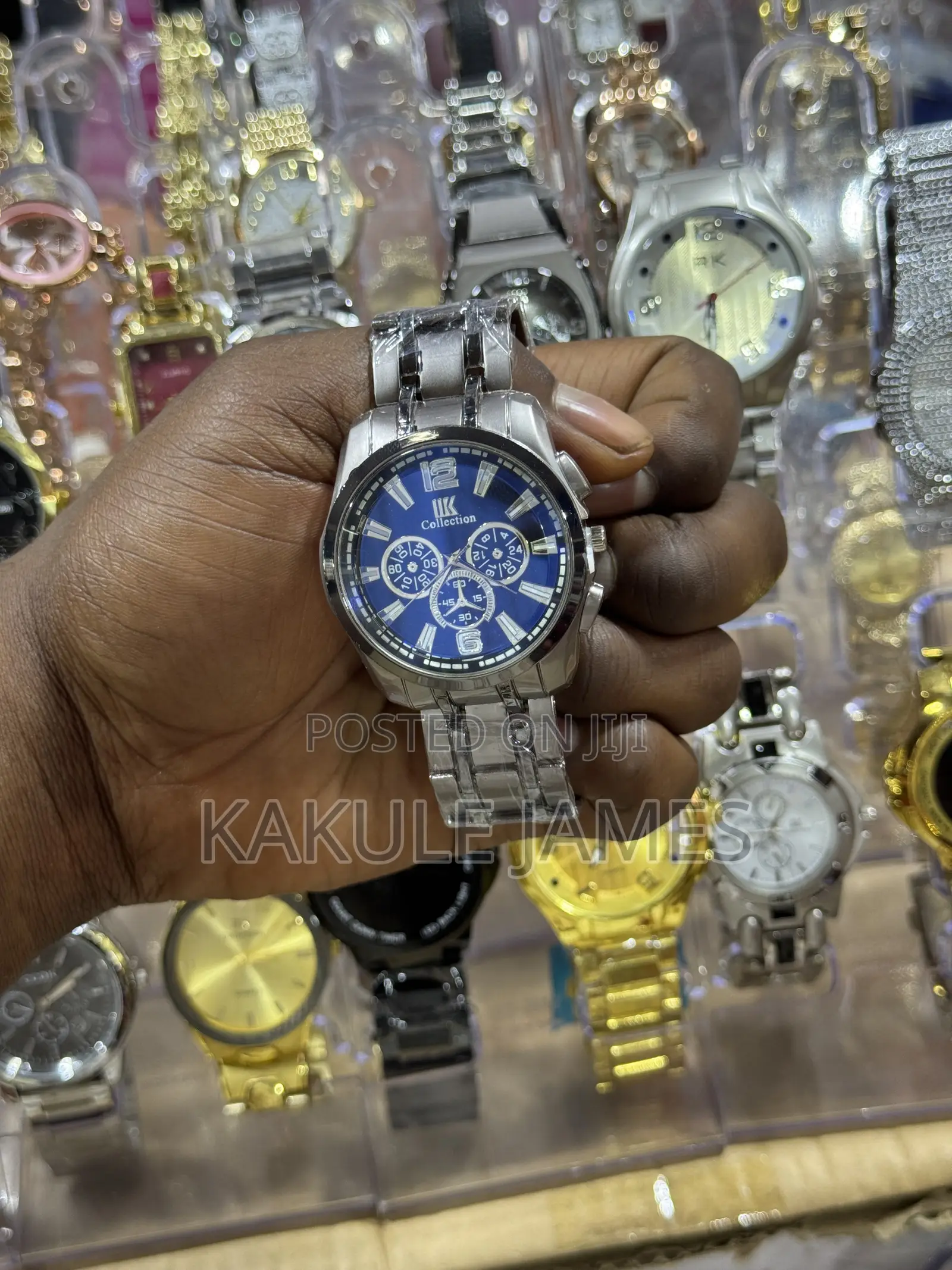 Unisex Watch in Delly Silver OG Chain 5cm Wide & 6cm Length