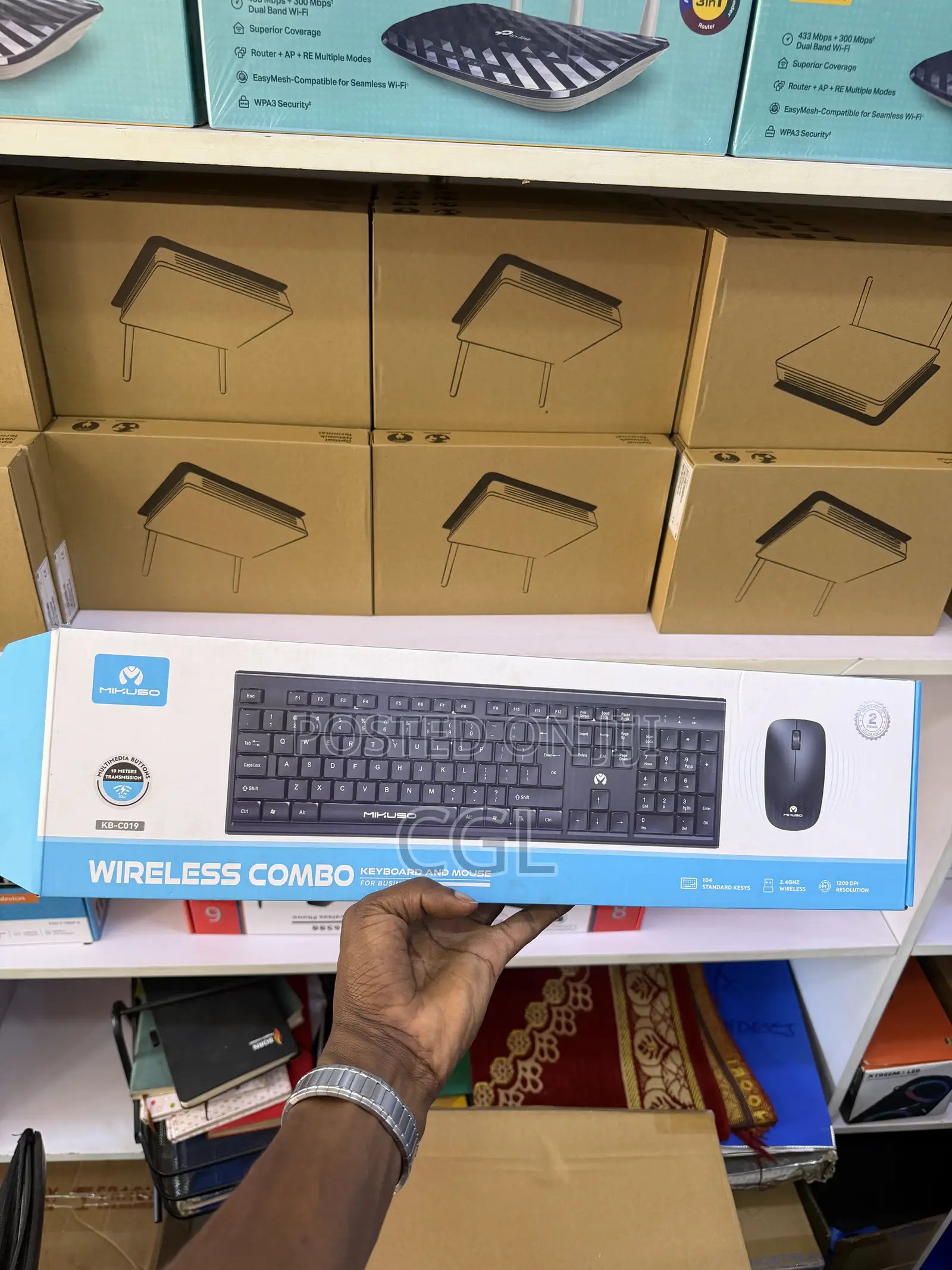 Combo 2in1 Wireless Keyboards Mouse