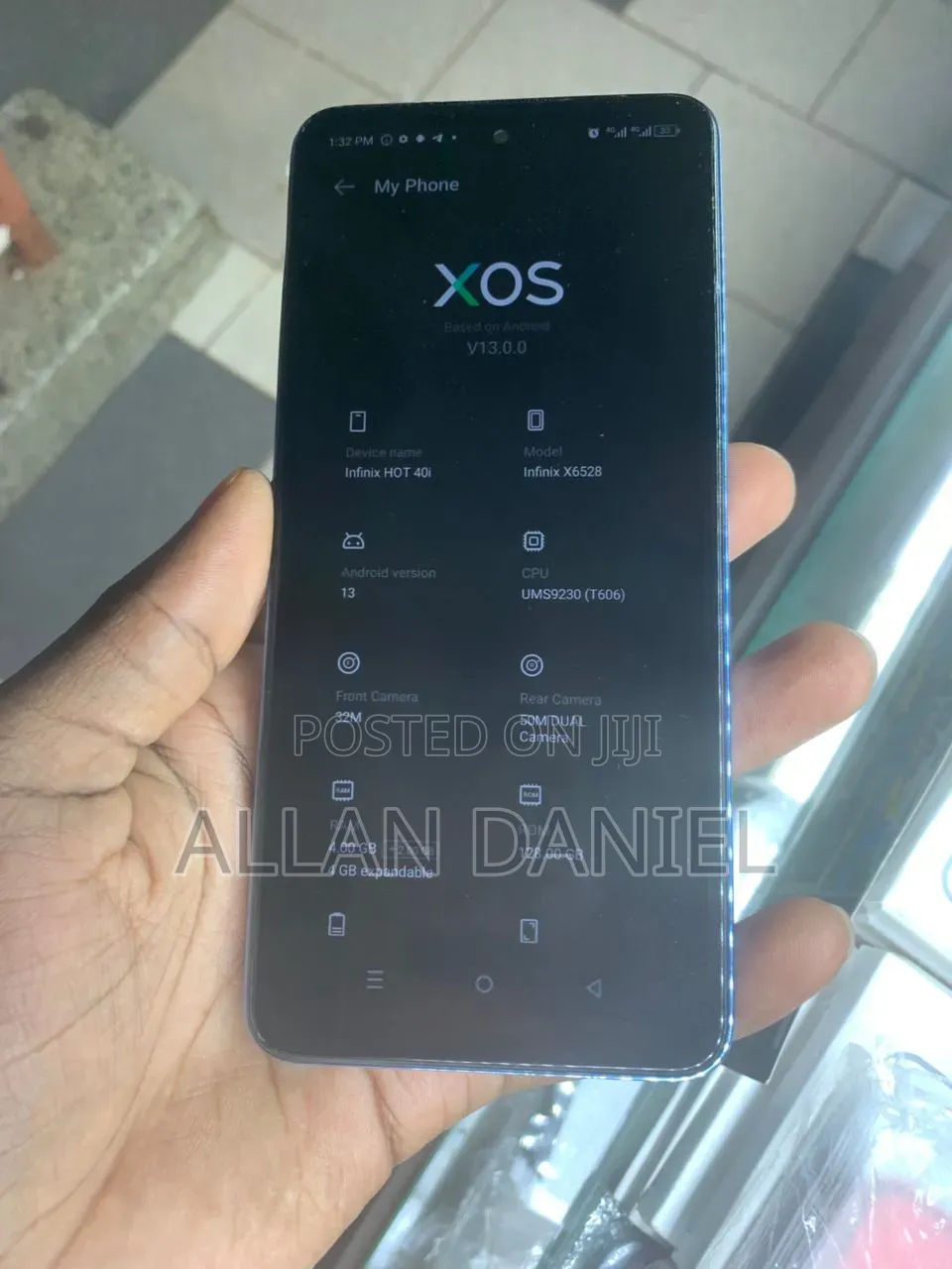 Infinix Hot 40i 128 GB Blue