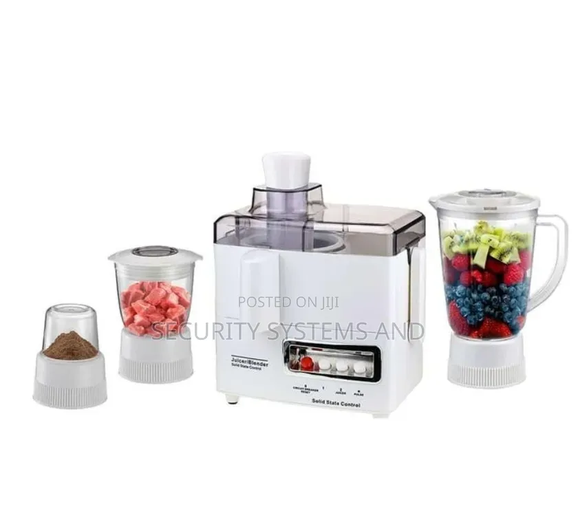 Sonashi Juicer Blender With Mincer & Grinder Mill - SJB-307 4-in-1