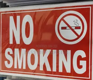 5 Pieces A4 Size ,NO SMOKING Sign Sticker