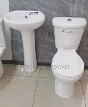 Toilet Seat With Basin Medium Complete Sets Frencia Good Quality