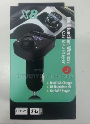 Multi Functional Wireless Car Mp3 Player With Bluetooth and USB Ports