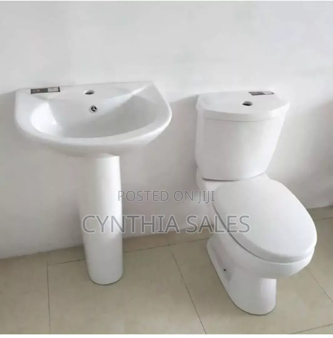 Toilet Seat With Basin Medium Complete Sets Frencia Good Quality
