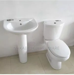 Toilet Seat With Basin Medium Complete Sets Frencia Good Quality