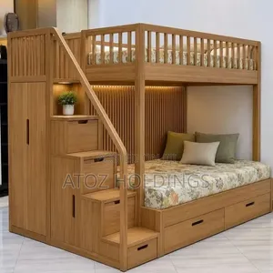 Beds/Simple Wooden Bunk Beds in Any Colour From 2,000,000/- Order Now