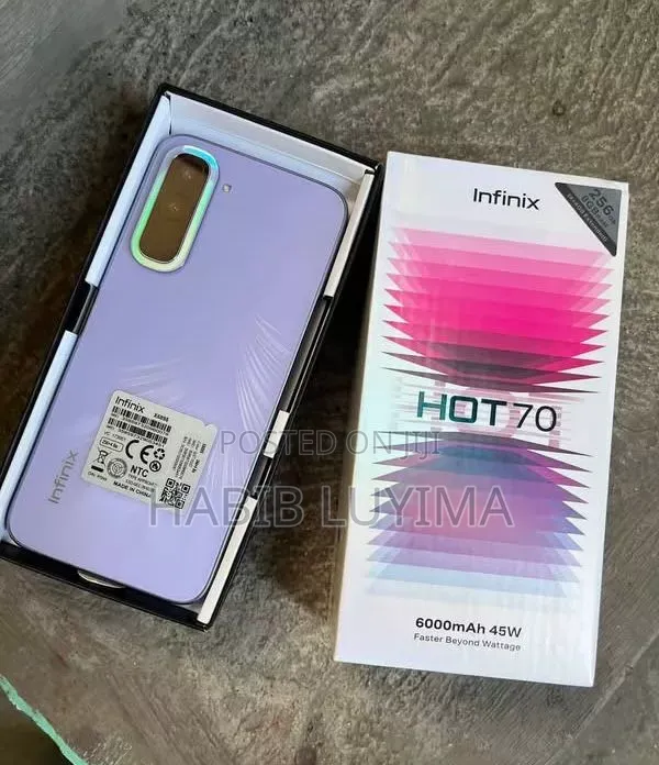 New Infinix Hot 70 256 GB Purple