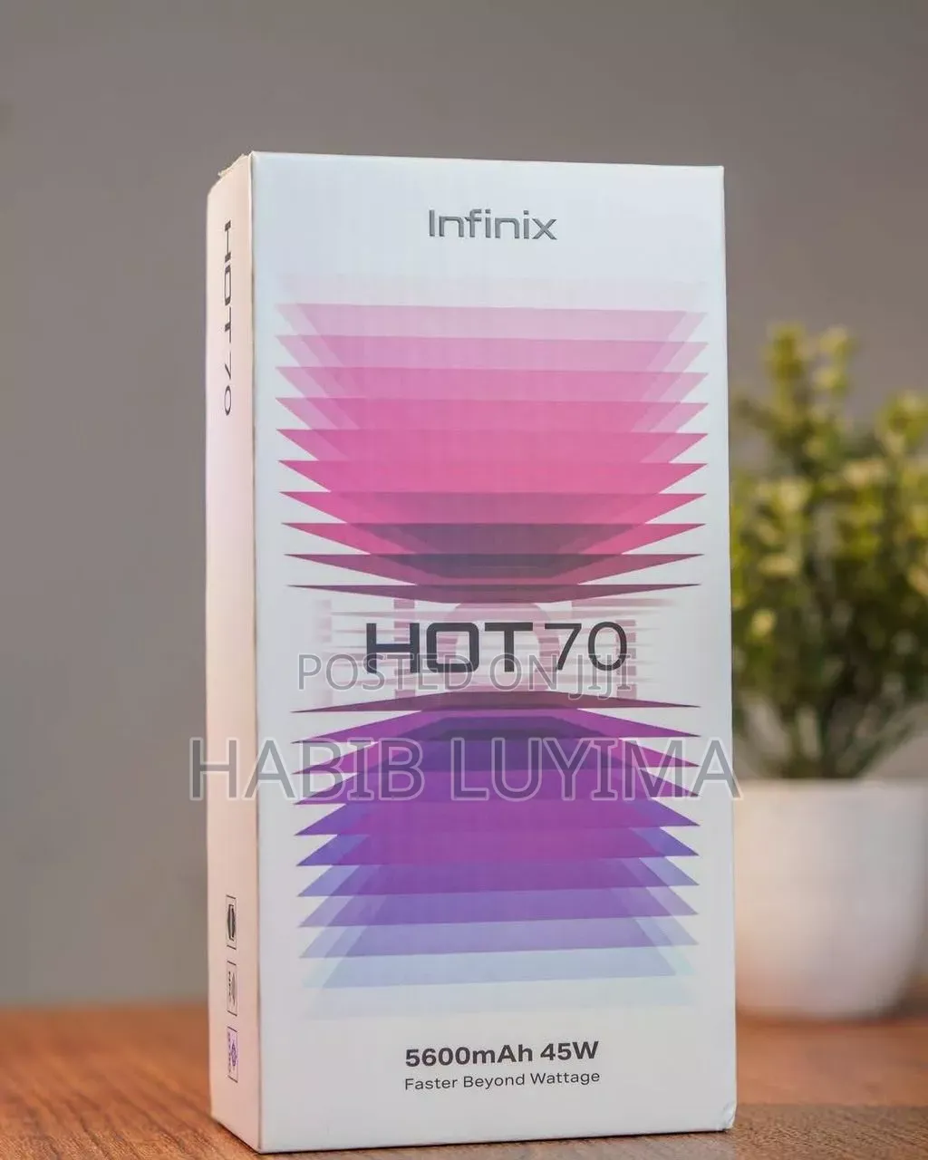 New Infinix Hot 70 256 GB Purple
