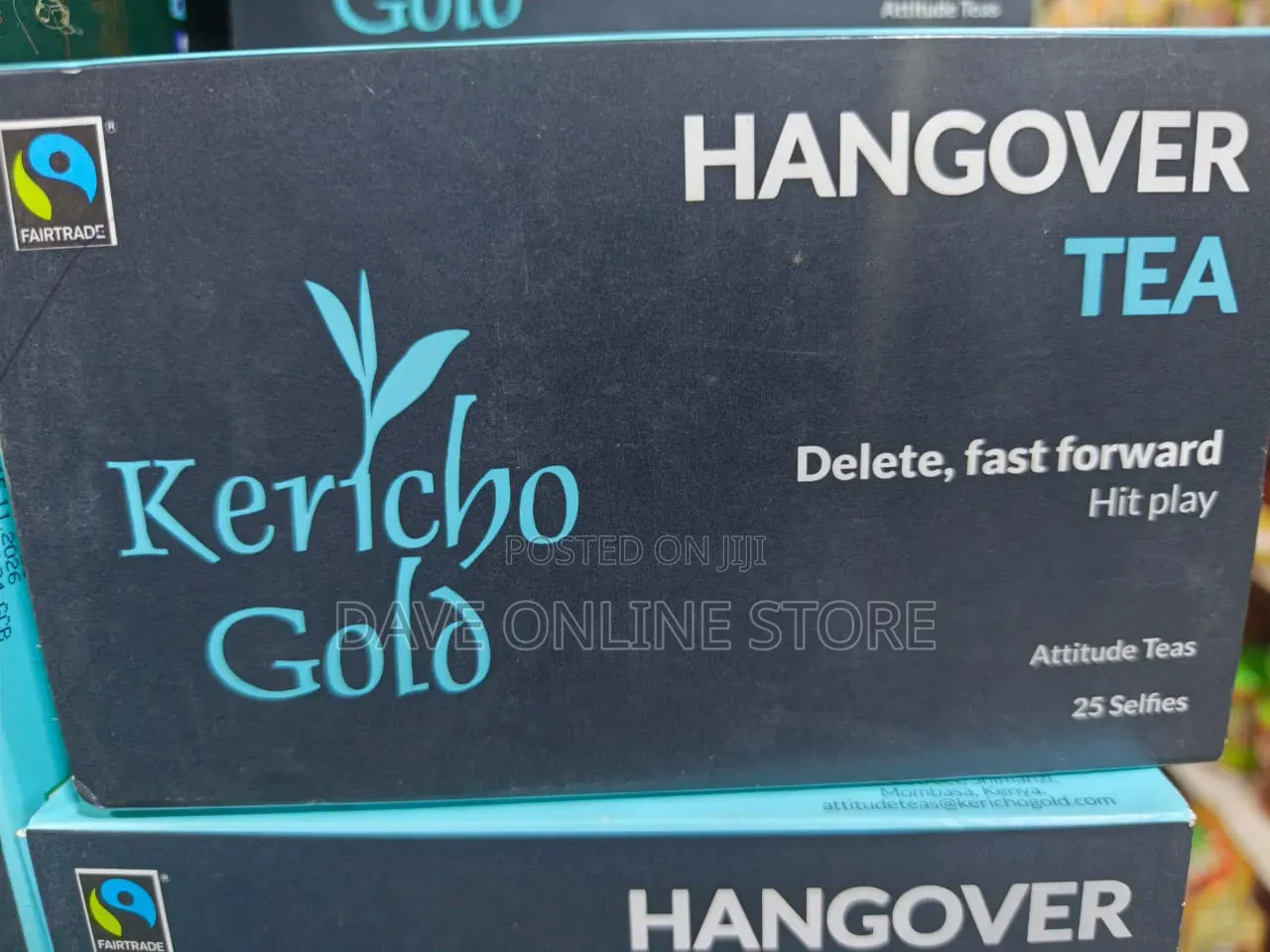 Kericho Gold HANGOVER TEA 25 Tea Bags